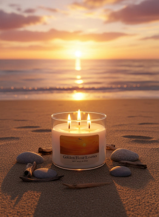 Golden Hour Essence Candle - 3 Wick