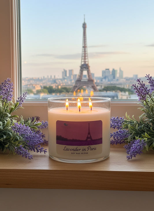 Lavender in Paris - 3 Wick candle