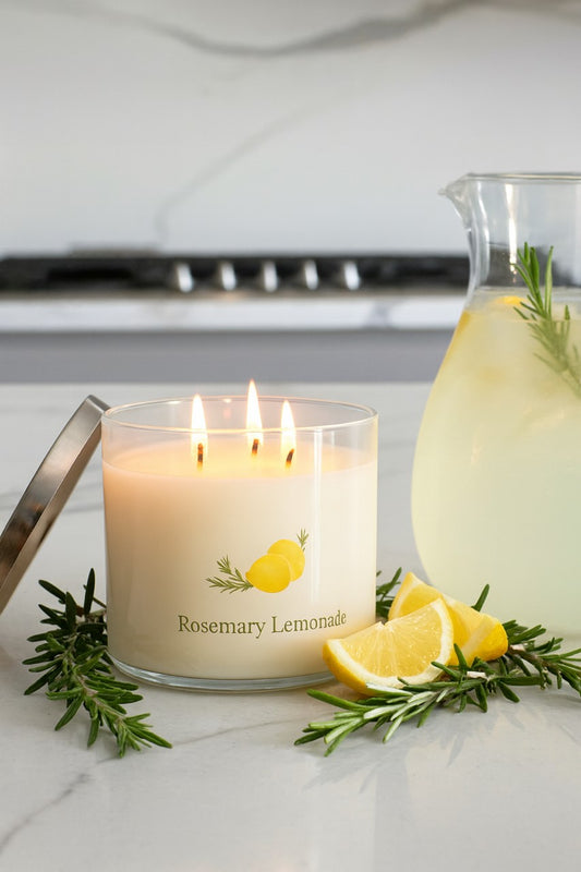 Rosemary Lemonade - 3 Wick Candle