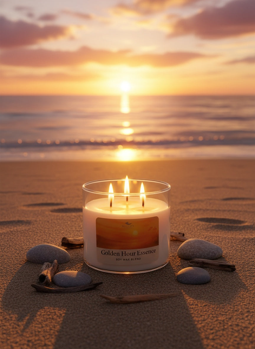 Golden Hour Essence Candle - 3 Wick